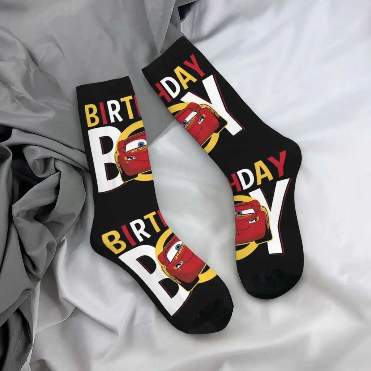 Крутые спортивные носки Pixar Cars для мальчиков на день рождения с молнией