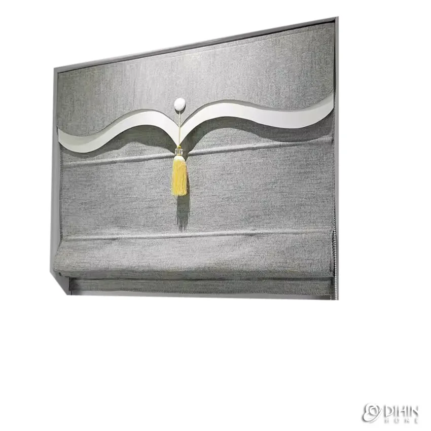 Современные римские шторы серого цвета на заказ фотофильтр/светонепроницаемые