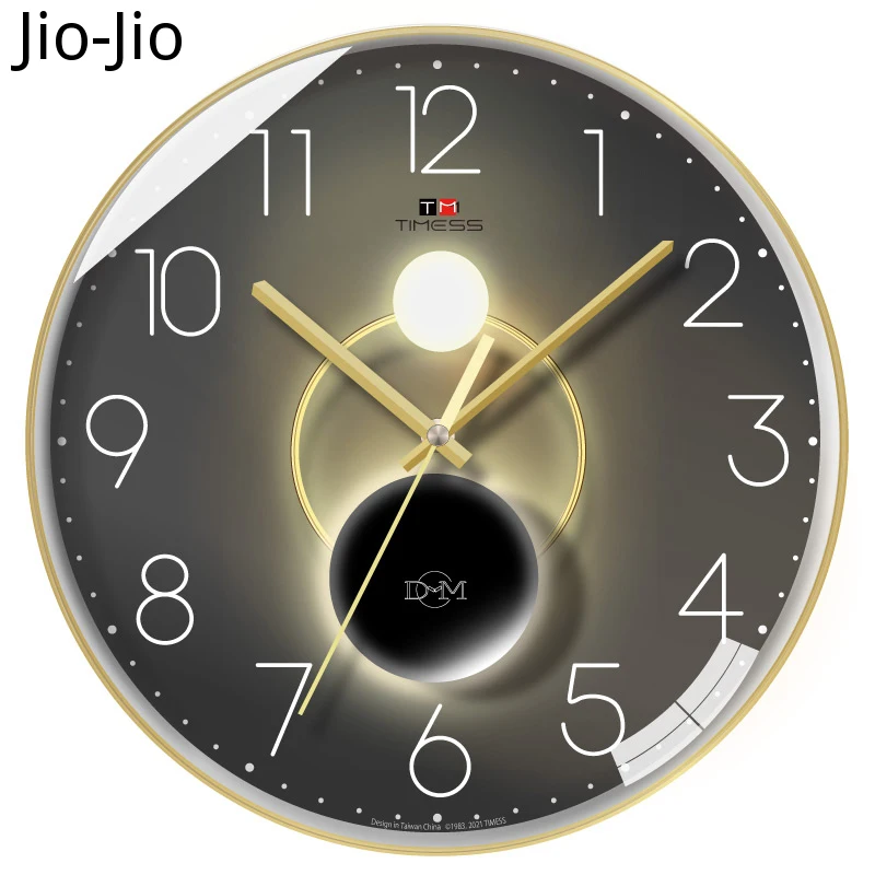 

Большие настенные часы, современные бесшумные настенные часы золотого цвета, для домашнего декора, гостиной, простые часы с цифрами, идеи дл...