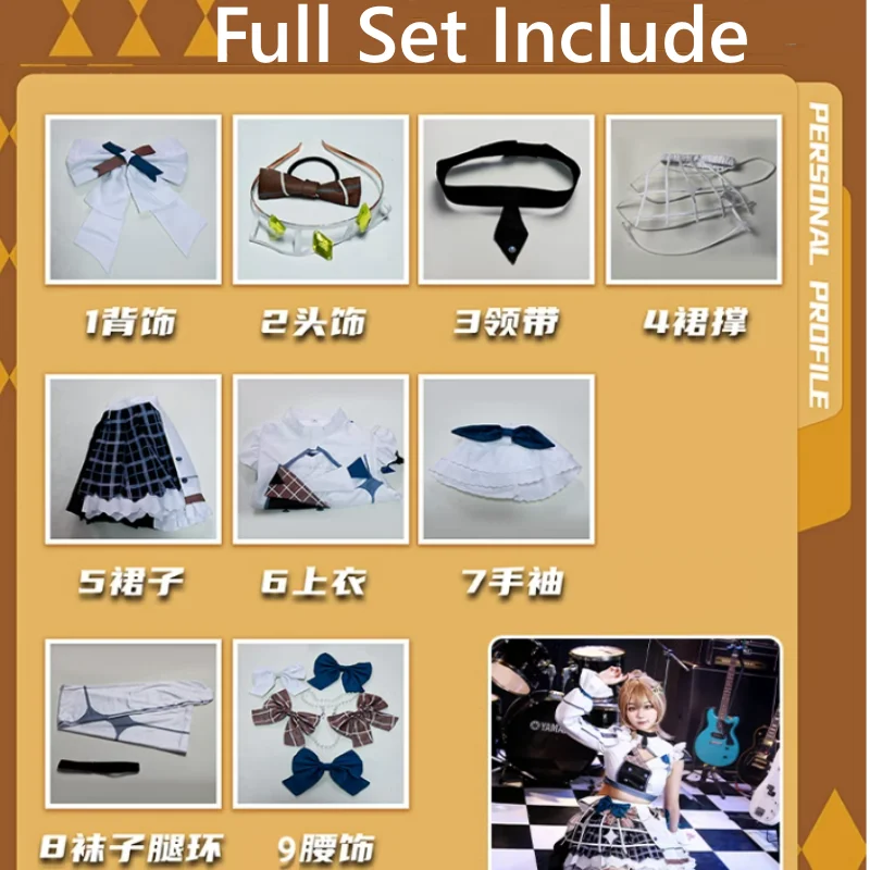 Vtuber Hololive4th Nanashi Mumei Косплей Костюм Аниме Женский Элегантный Наряд Ролевая Игра