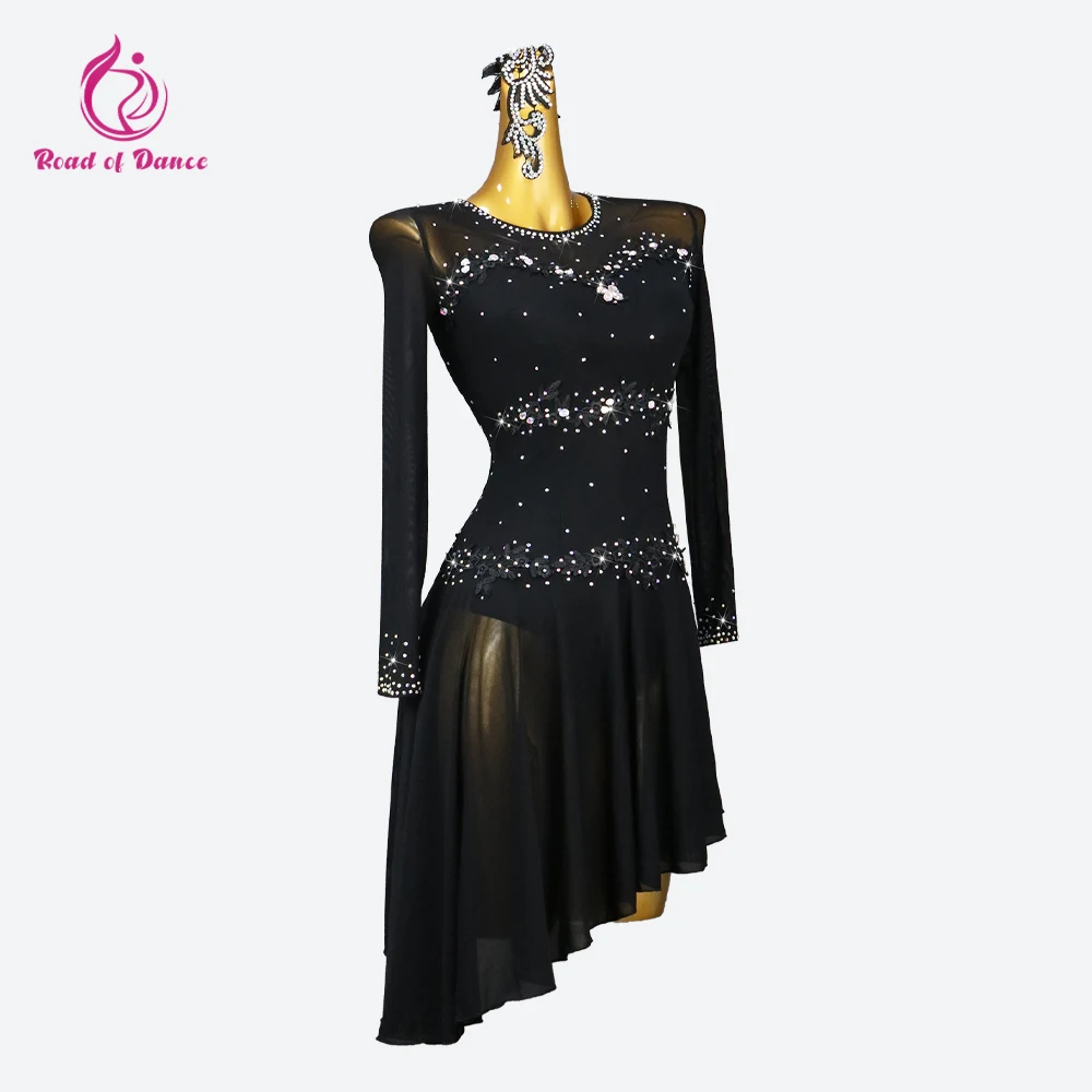 Платье для латинских танцев праздничный костюм девочек детский женский