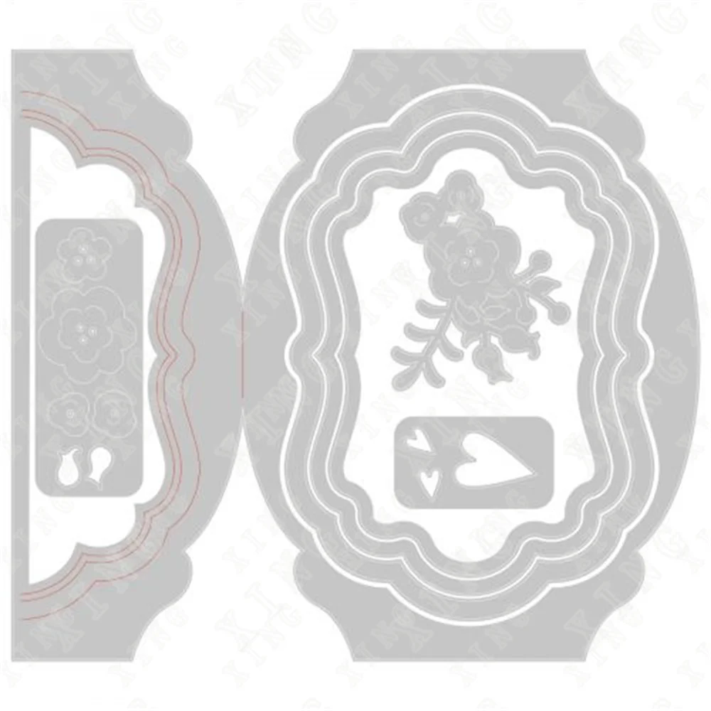 

Card Label New Arrival Metal Cutting Dies for Diy Scrapbooking Crafts Stencils Maker Photo Album Template Handmade Decoration