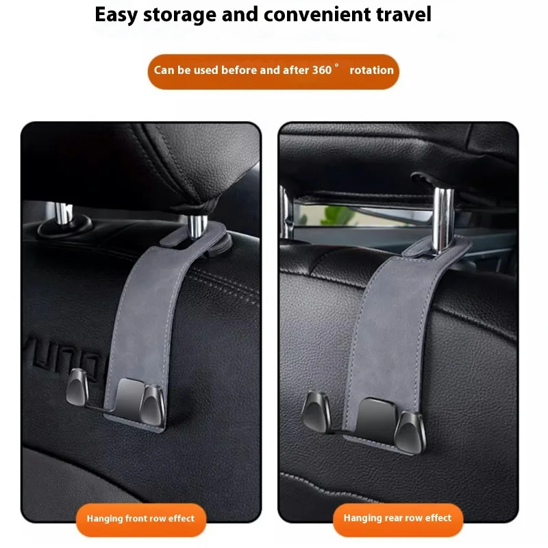 Универсальный крючок для автомобильного сиденья держатель телефона замшевые