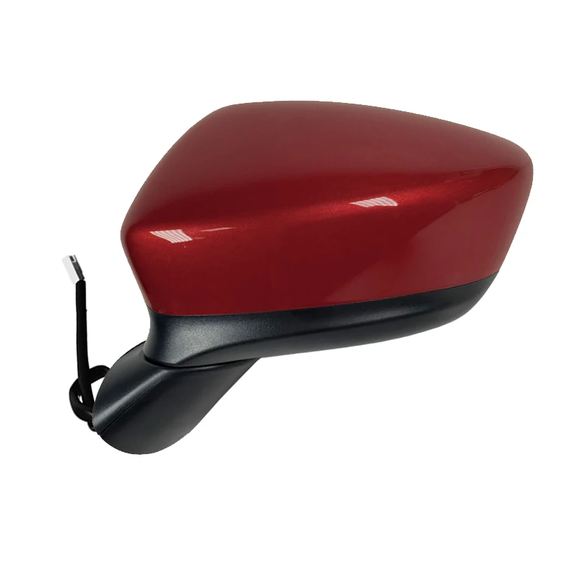 Автомобильное 8-контактное зеркало заднего вида в сборе для Mazda CX5 CX-5 2013 2014, автоматическая электрическая складная рулевая лампа, регулировка объектива, нагрев