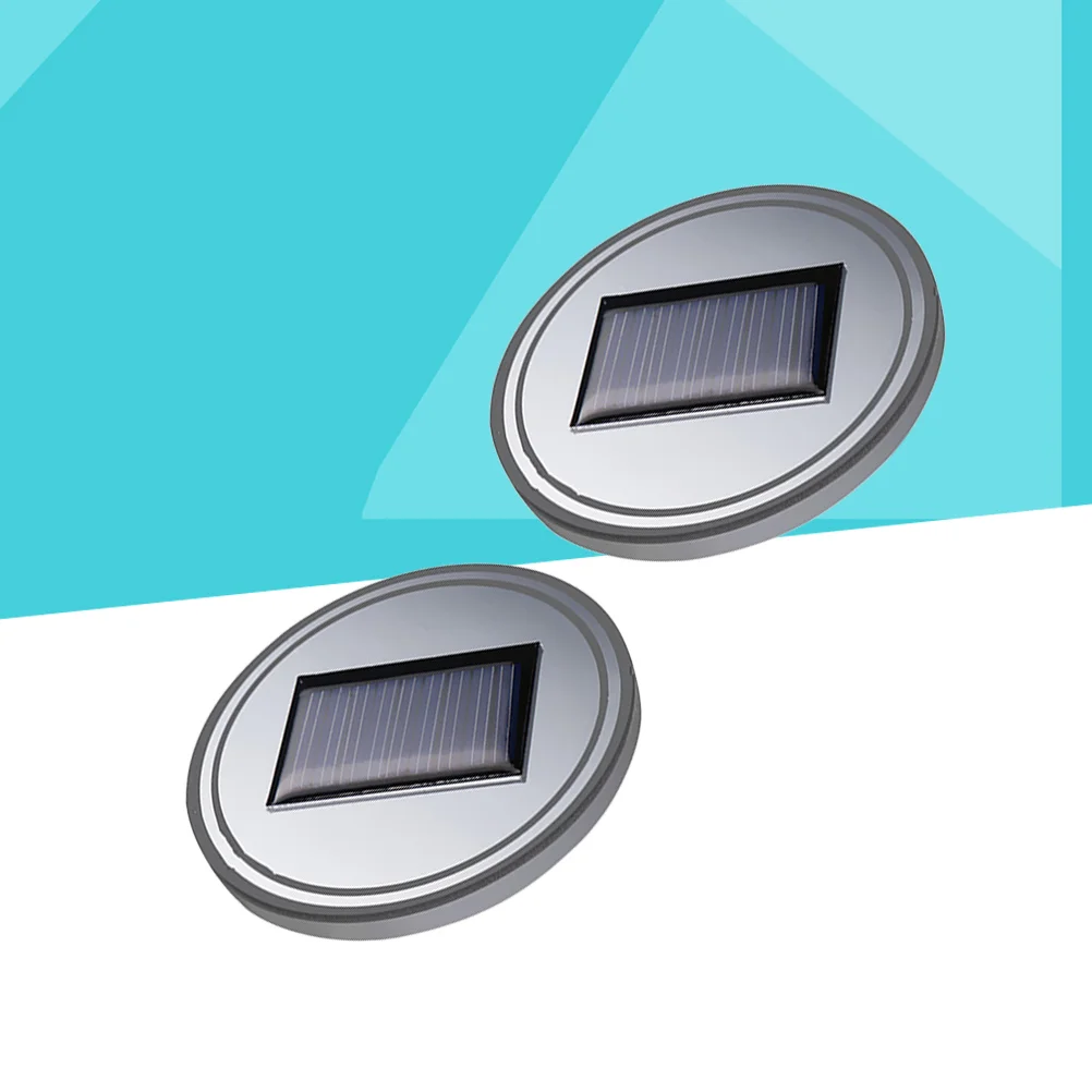 

Luminous Light Mat Solar Powered Lighting Coaster Auto Interior Styling Decoration