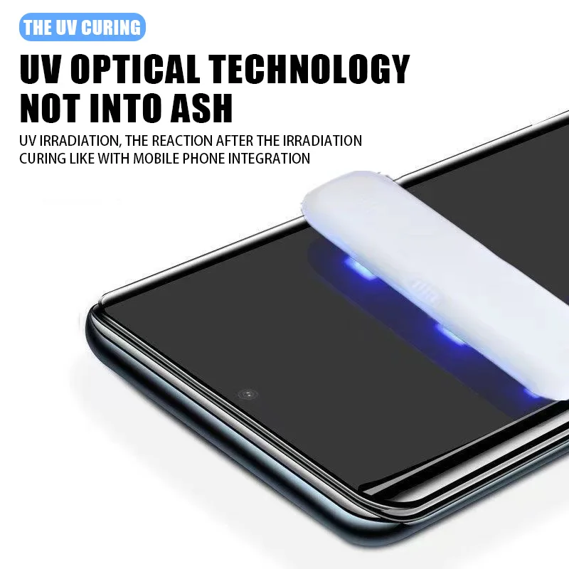 uv tempered glass for samsung galaxy s22 ultra screen protector s21 s20 plus s10 s9 s8 note 20 10 9 8 s 21 4g 5g e liquid film free global shipping
