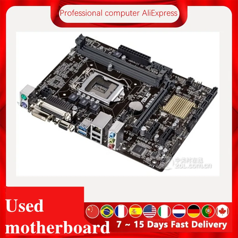 Оригинальная б/у материнская плата B85 LGA 1150 для Asus