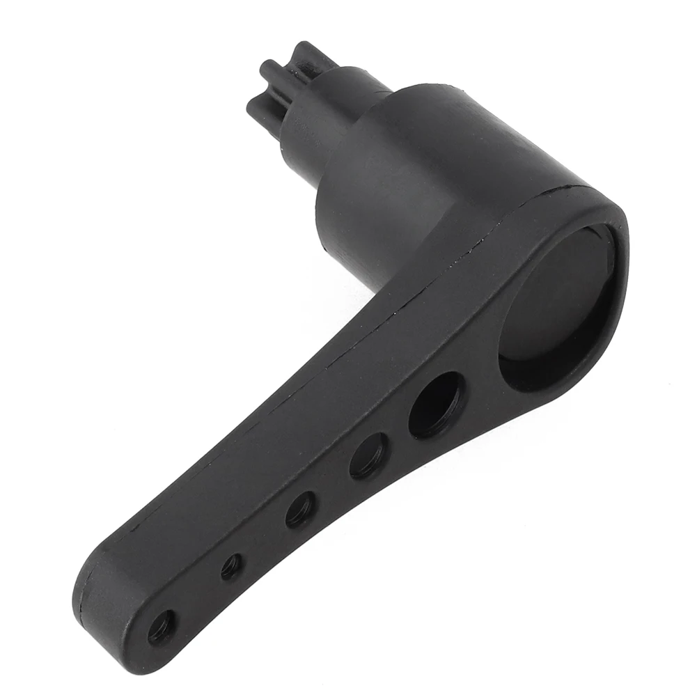 

High Quality Rudder Control Partskits 2*spacers 4*screws ABS+copper Insert Accessories Black Handle Square Base