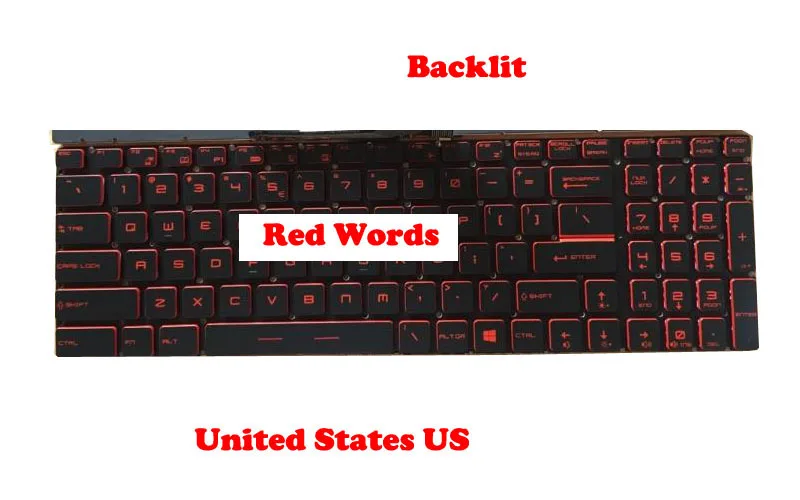 

Хрустальная клавиатура для MSI GE72 2QC 2QD 2QD 2QL 6QF 6QC 6QD 6QL PE60 2QE 6QD 6QE PE70 2QE 6QD 6QE PE72 7RD 7TH GL62 6QE GL62M 7RDX