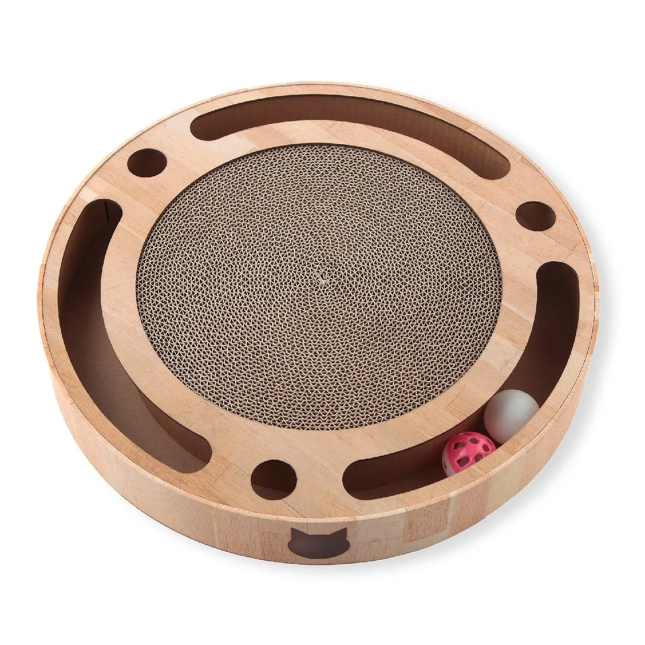 

Interactive Track Scratcher Cat scratch board