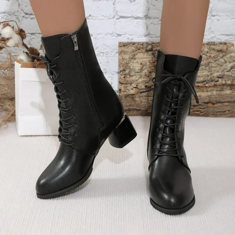 Женские флисовые ботинки из натуральной кожи с сеткой танцевальная обувь для