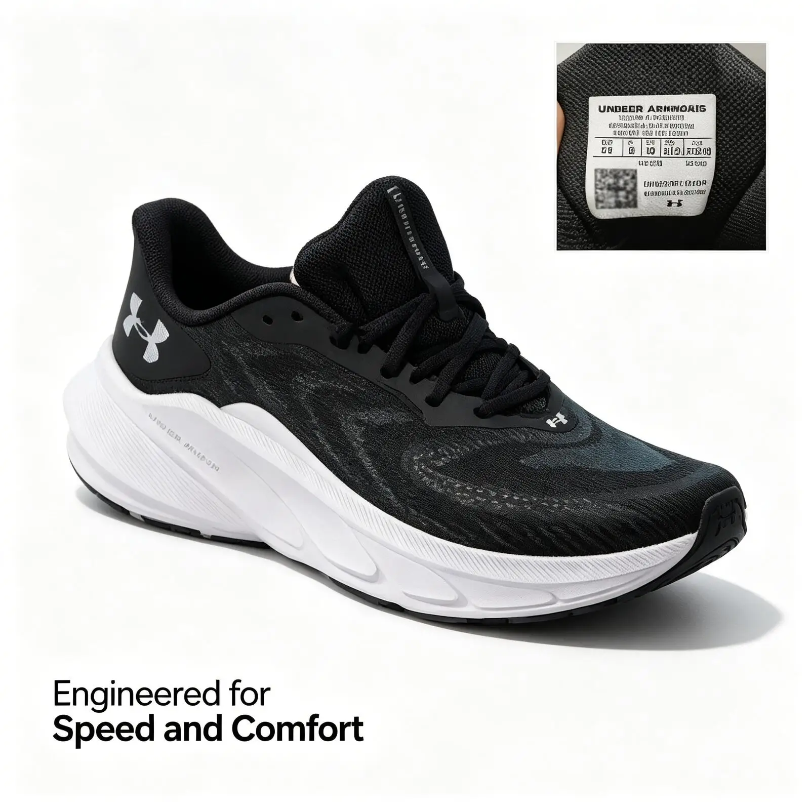 Фото Новые женские спортивные кроссовки Under Armour, легкие, дышащие, с амортизацией, для фитнеса и бега 6006718-001 №5