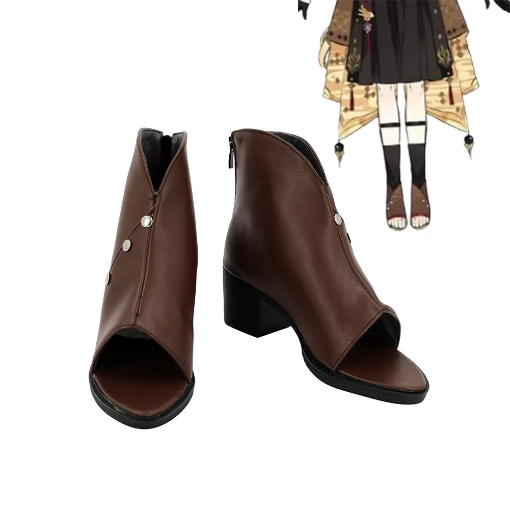 

Обувь для косплея Game Genshin Impact Traveler Kong, ботинки для Хэллоуина, реквизит для косплея