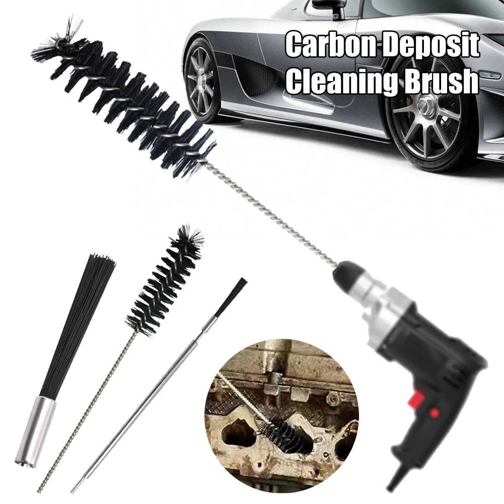 

3/5pcs Car Cleaning Brush Automobile Engine Air Inlet Cleaning Tool for Air Door Carbon Deposit Combustion Chamber Cylinder