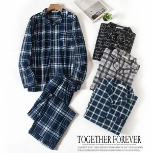 Image for Plus size Fashion Plaid pajamas sets mens winter k 