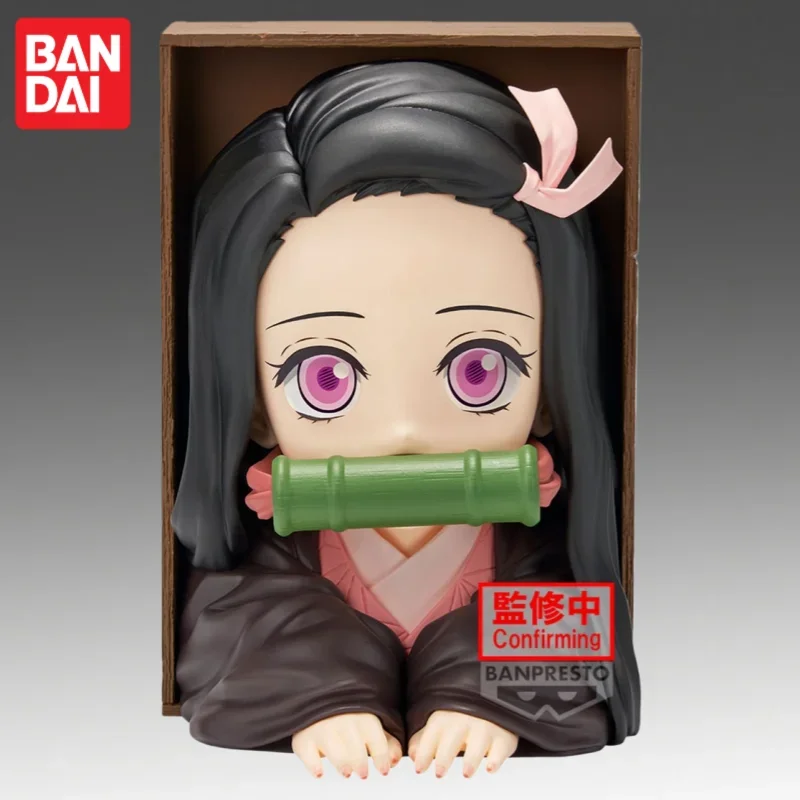 Фото В наличии: Оригинальная фигурка Bandai Banpresto Hyokofig Demon Slayer Камадо Нэзуко, новая, в коробке, коллекционная модель, игрушка для гаража. №2