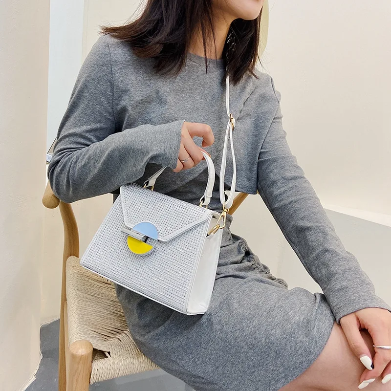 Брендовые дизайнерские сумки и кошельки со стразами женские через плечо новинка