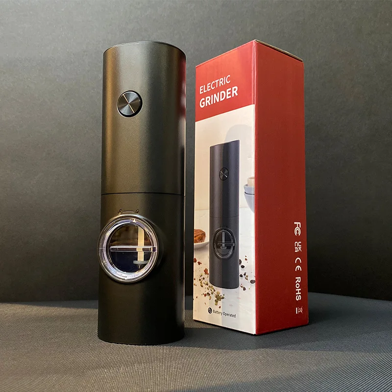 

Electric Grinder Usb Rechargeable Gravity Sensor Adjustable Coarseness Automatic Grind Coffee Pepper Sea Salt Spice Herb Grinder