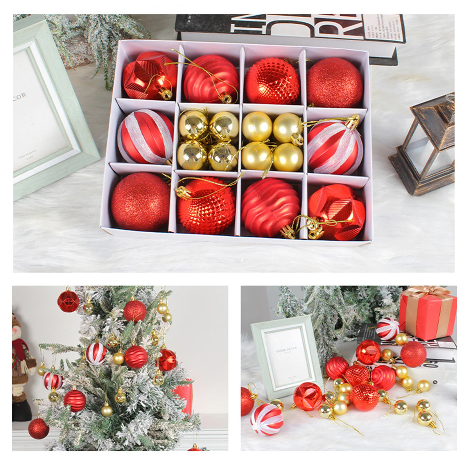 

Рождественские шары, набор украшений для рождественской елки, рождественские противоударные шары из ПВХ, Рождественские шары, украшения дл...