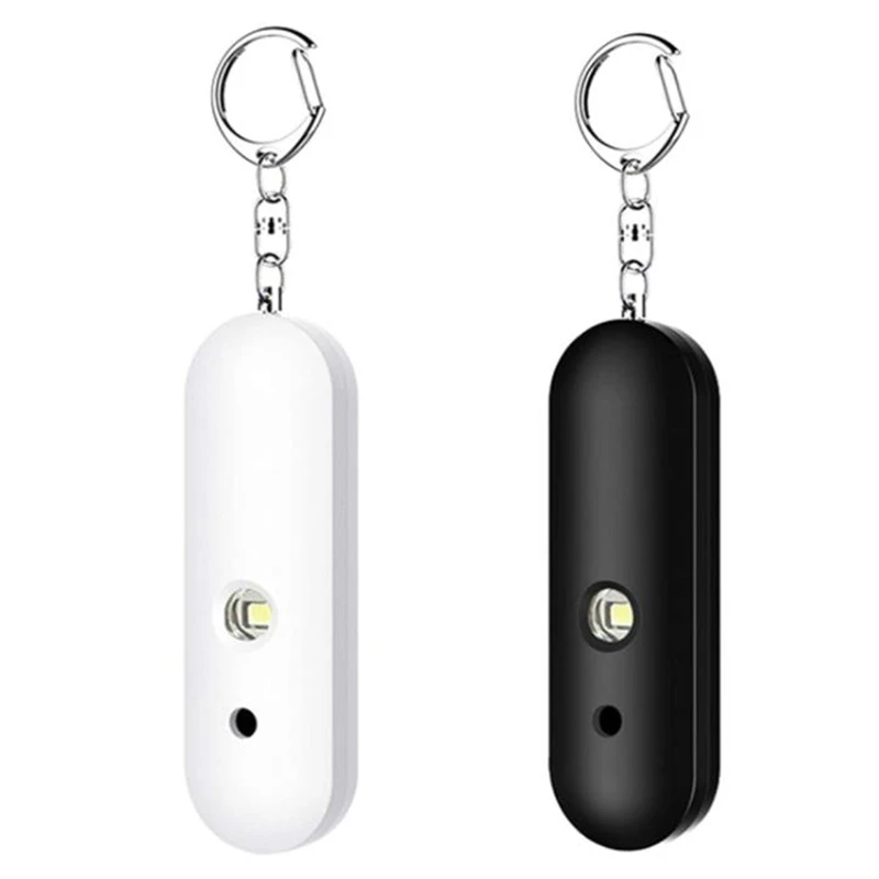 

2 Pcs Safety Sound Personal Alarm 130DB Personal Safety Alarm Keychain With LED Light Emergency Alarm For Ladies,Kid,Etc