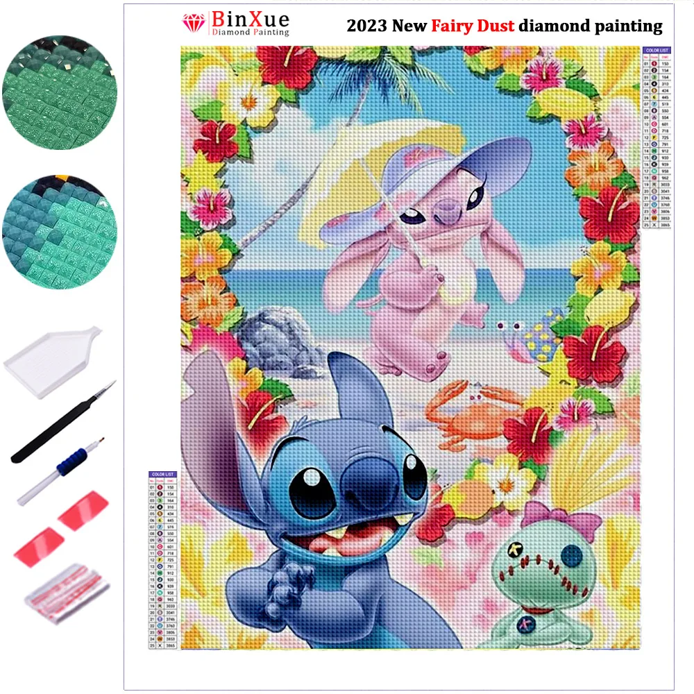 

Набор для алмазной вышивки «Лило и Ститч»