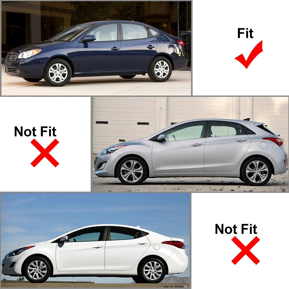 8x комплект накладки на стойку окна двери автомобиля для Hyundai Elantra Avante 2007 2008 2009 2010