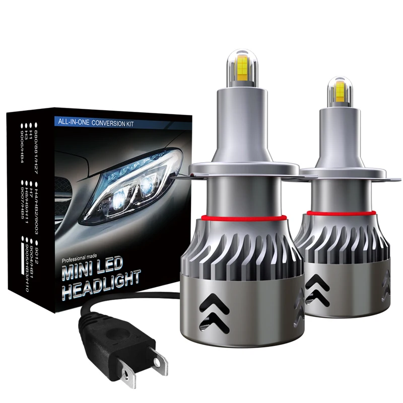 

2PCS High Brightness H11 LED Headlight Bulb 9005/HB3/H10 9006/HB4 H1 H3 H8 H9 H7 Car Headlamp Fog Light 120W 9600LM 12V