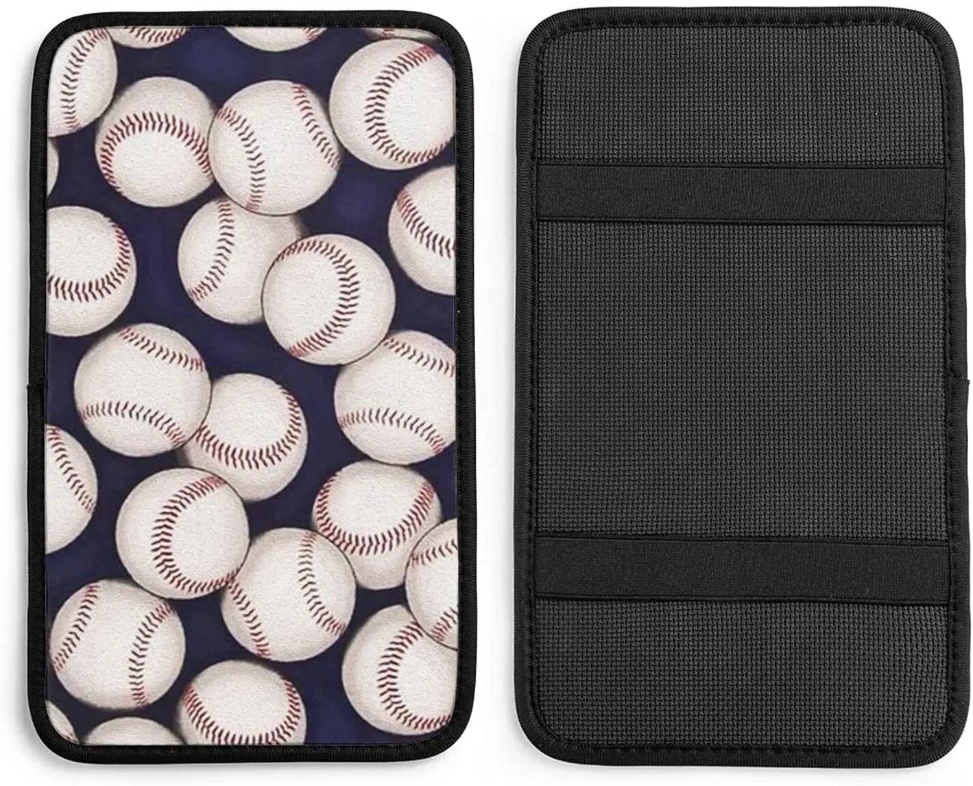 

Baseball Pattern Armrest Center Console Cover Pad for Car Women Men SUV Universal Arm Rest Covering Auto Decor Box Prote
