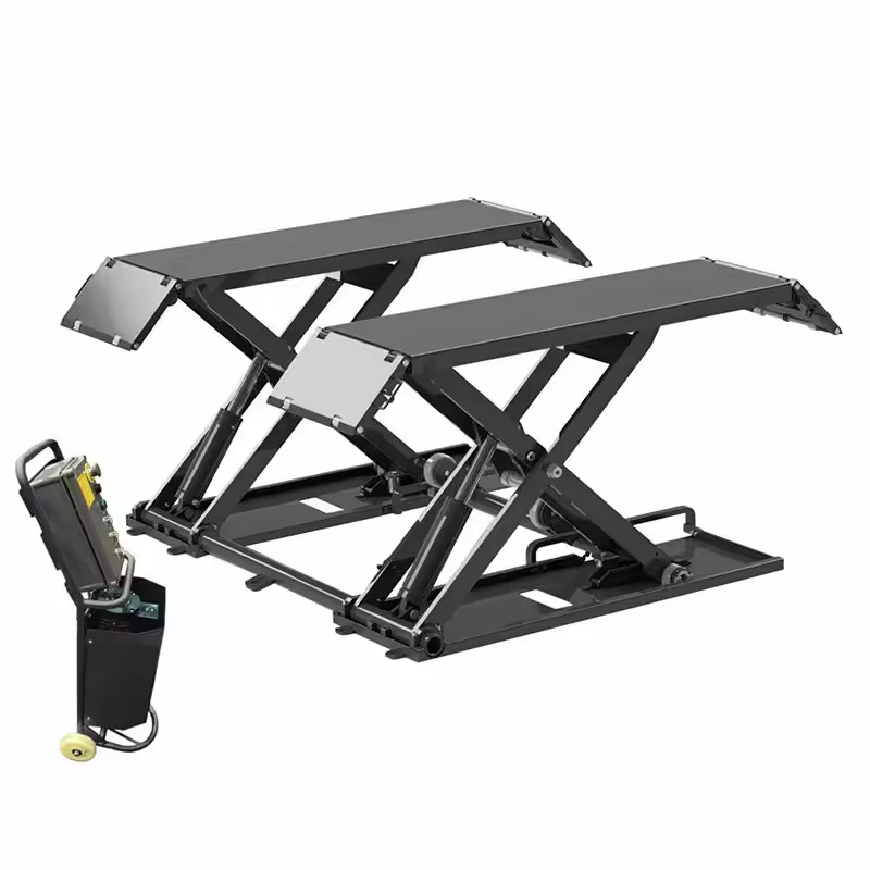 SHINELY 3T пневматический ножничный подъемник со средней посадкой портативный