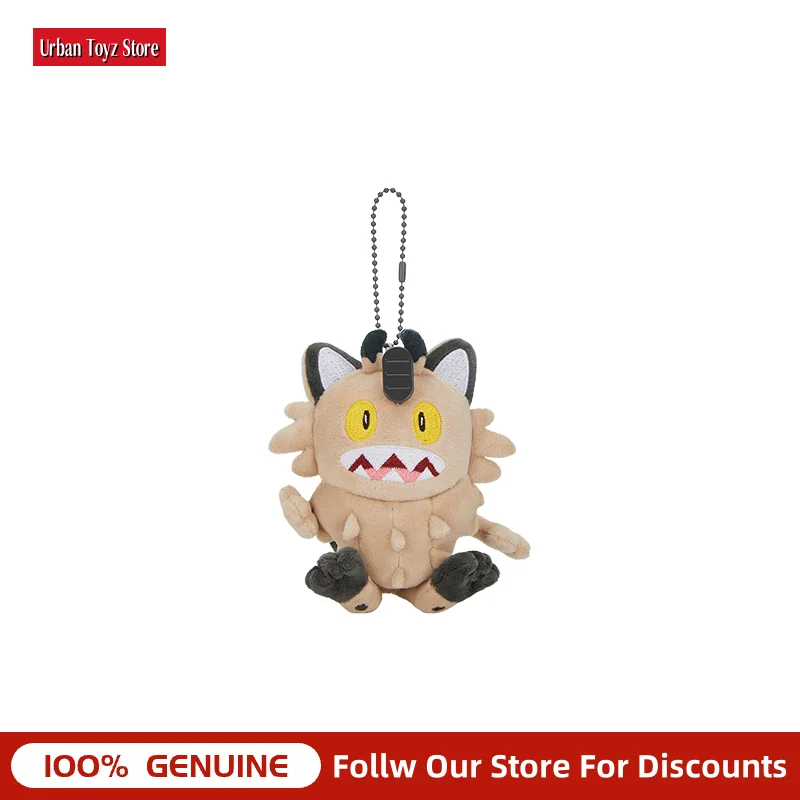Оригинальный плюшевый брелок Pokemon Meowth, разноцветный, подвеска для сумки, модный декор, стильный коллекционный подарок для взрослых коллекционеров аниме (art.: 3920dc0ade074) - 3920dc0ade074