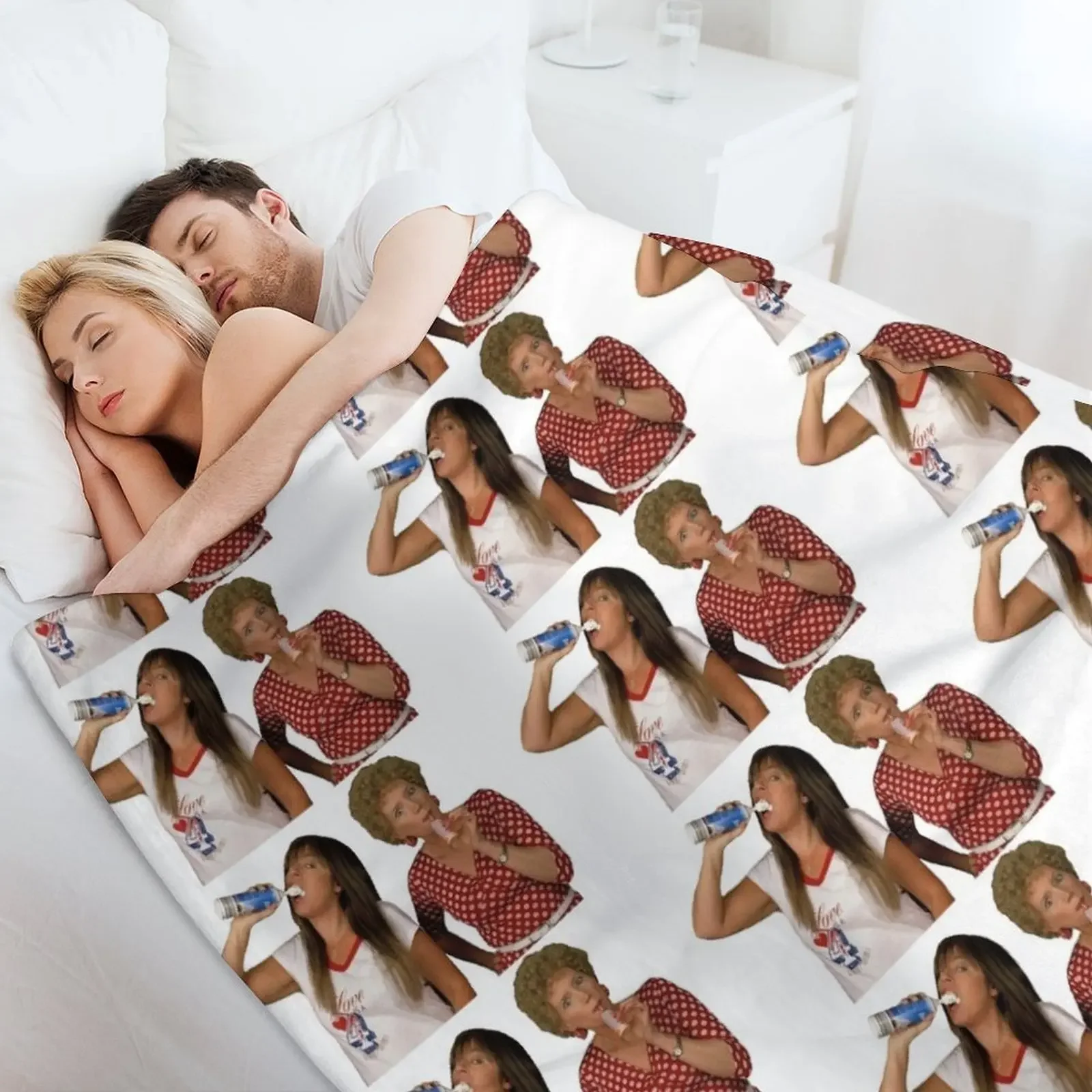 Kath and Kim: плед с взбитым кремом мягкие кровати набивные диваны одеяла