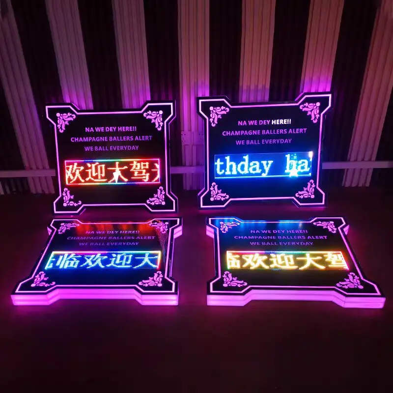 Приложение для бара телефона программируемый цифровой экран VIP Glorifier дисплей