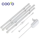 24 шт, 50 см, Светодиодная панель, сенсорный датчик, диммер, светодиодный шкаф, бесшовное подключение, 2835, светодиодная жесткая полоса, свет для кухни, 24В