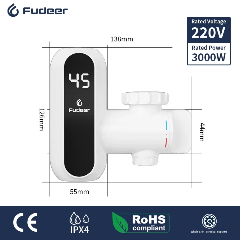 

Fudeer электрический водонагреватель для кухни