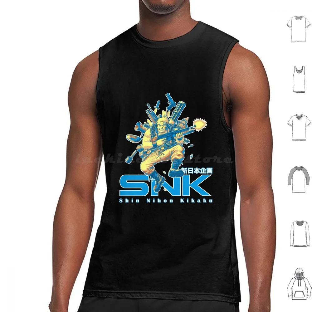 

Shin Nihon Kikaku Tank Tops Print Cotton Metal Slug Arcade Japan Snk Japanese Attack On Titan Anime Manga Neo Geo