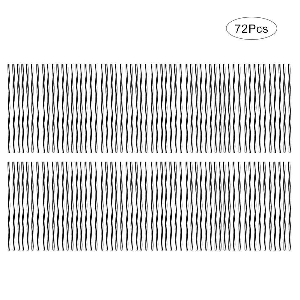 

72Pcs/Pack Motorcycle Dirt Bike Wheel Spoke Protector Cover Guard Wrap(Black and White)