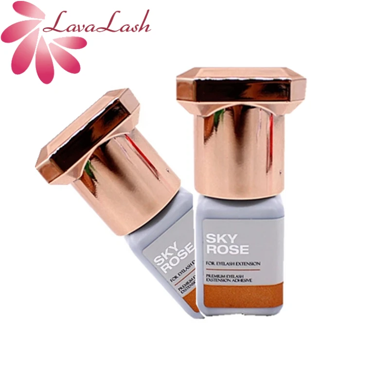 

2/5/10 Bottles SKY Rose Glue For Eyelash Extension Fast Drying Korea False Eyelash Sky Glue Strongest 5ml Makeup Tools Wholesale