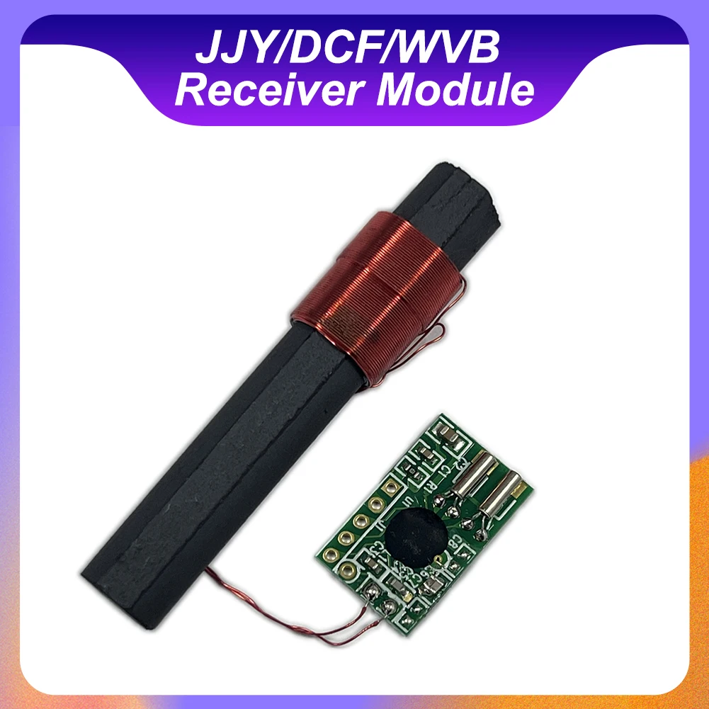 

DCF77 Receiver Module Radio Time Antminer module Radio Clock With DCF Antenna 1.1-3.3V 77.5 KHz DCF-1060N-03A JJY-1060N-MASC