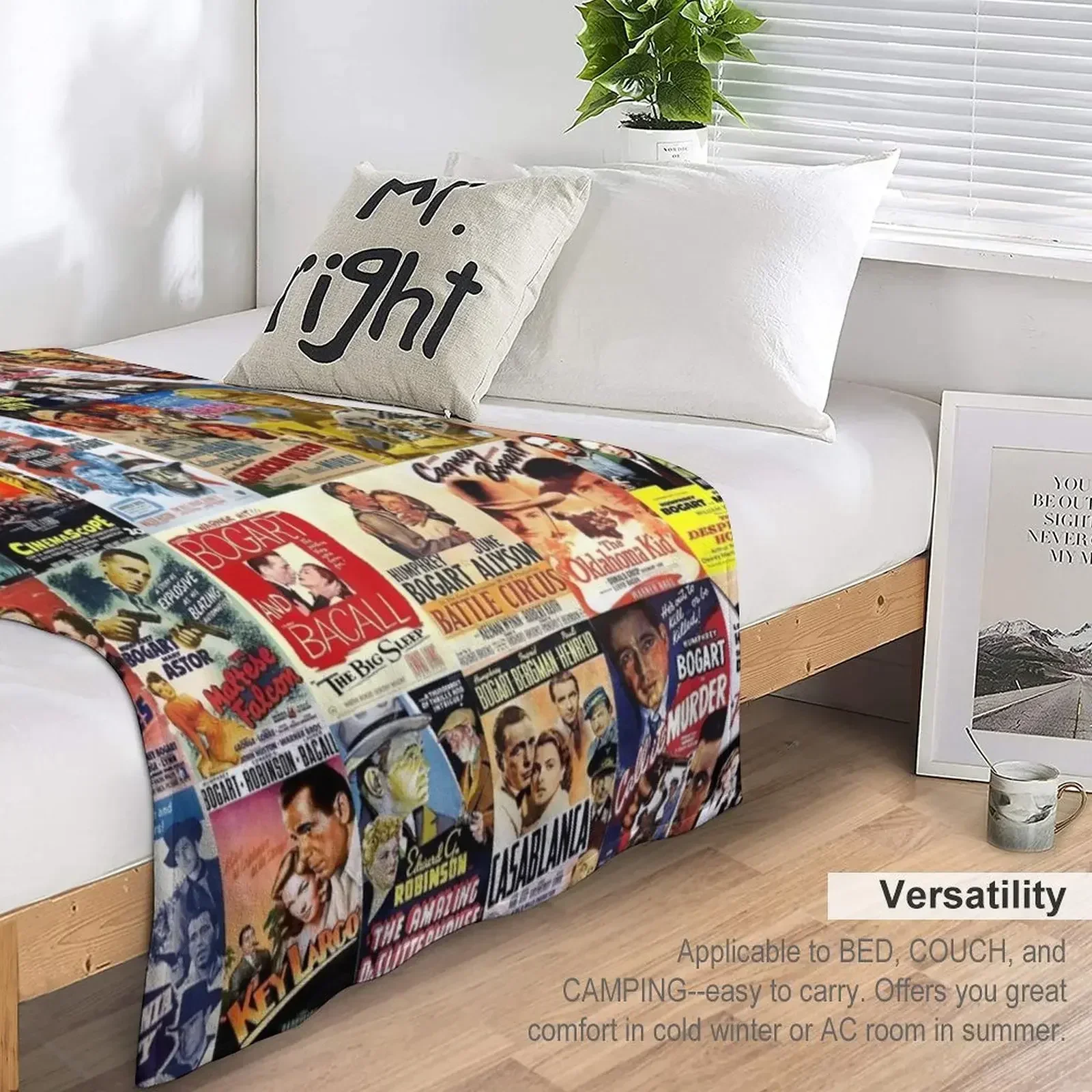 Хамфри Богарт постеры фильмов пледы одеяла для кровати очень большой идеи