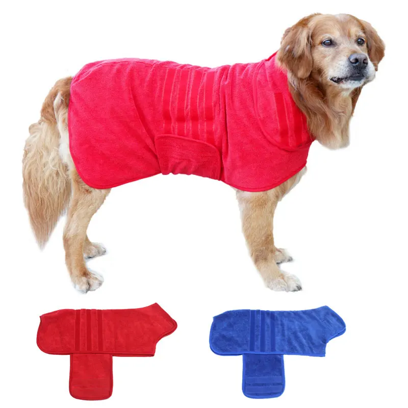 

Large Dog Bathrobe, Pet Clothes, Big Dog Towel, Fast Water Absorption, Soft, Warm, Bath Towel, Pet Products Supplies, Winter