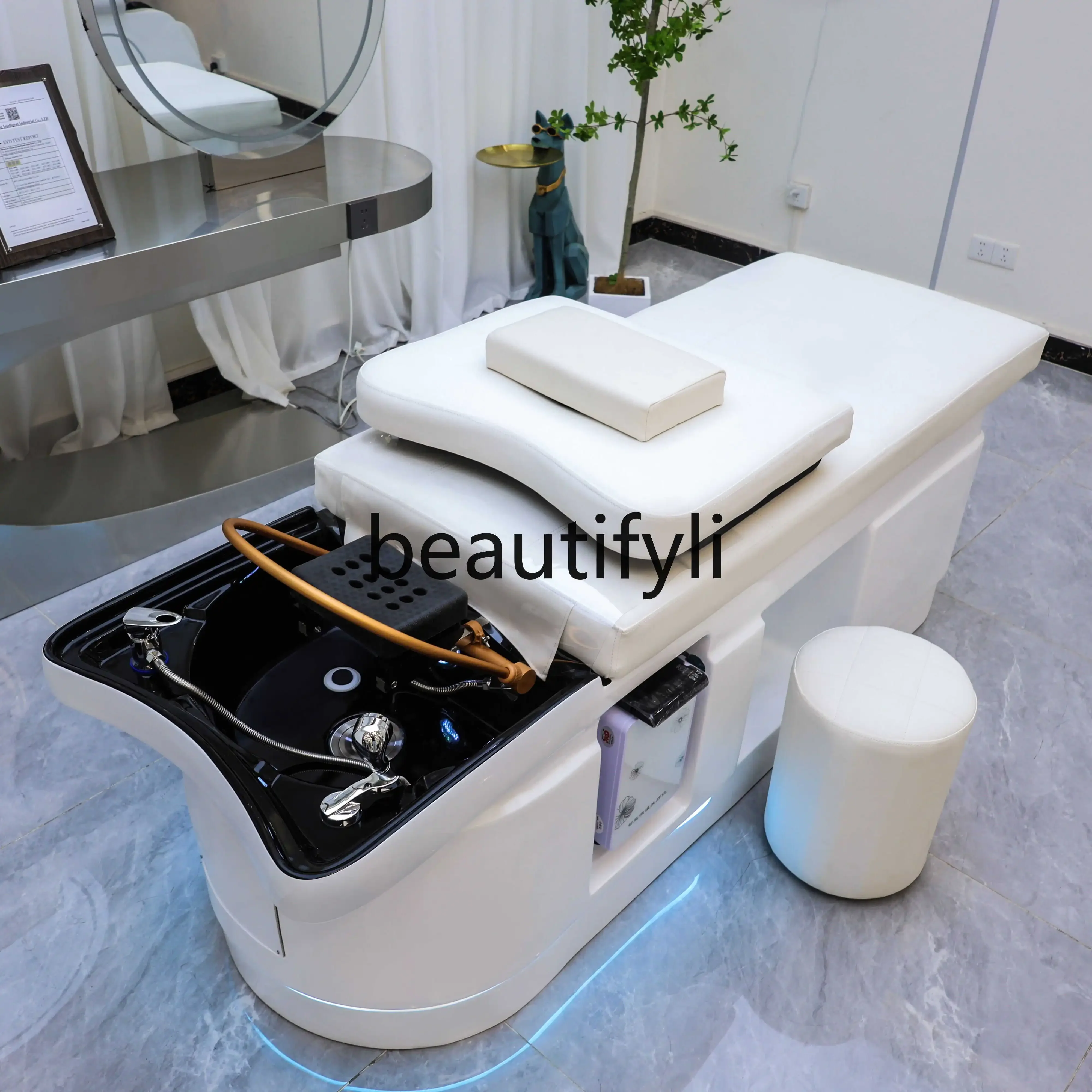 Крышка для фумигации головного зала парикмахерской кровать обработки головы с