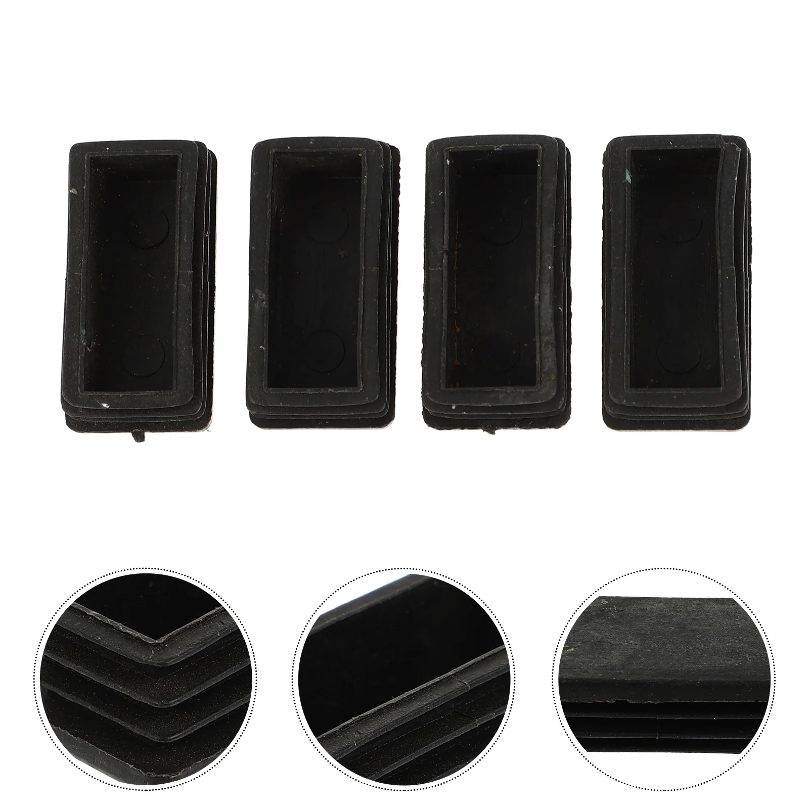 

4pcs Telescoping Ladder Non-slip Feet Mats Ladder Feet Cover Protector for Home