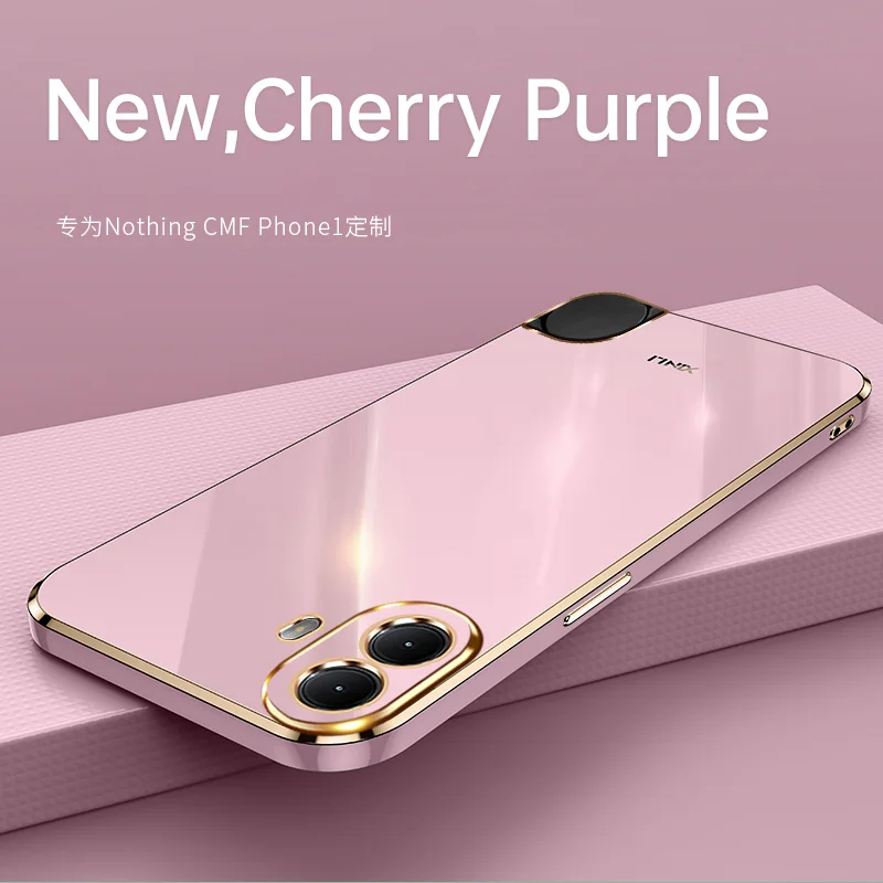 Чехол для телефона Nothing CMF1 гальванический мягкий силиконовый чехол приятный кожи