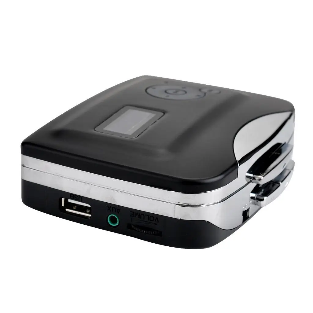 

Tape to PC USB Cassette-to-MP3 Player Converter With USB Cable Earphones