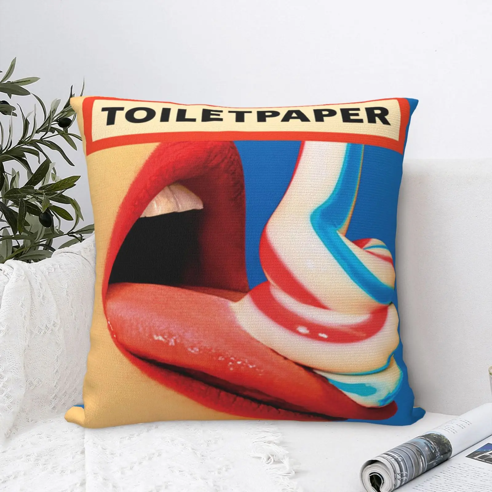 

Toiletpaper 2 Pillow Case Decorative Pillow Case Pillowcases Personalized Kawaii Polyester Cushion Cover Anime Pillow Cushions