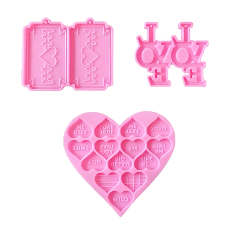 

Силиконовая эпоксидная форма «сделай сам» с надписью «Love» на День святого Валентина