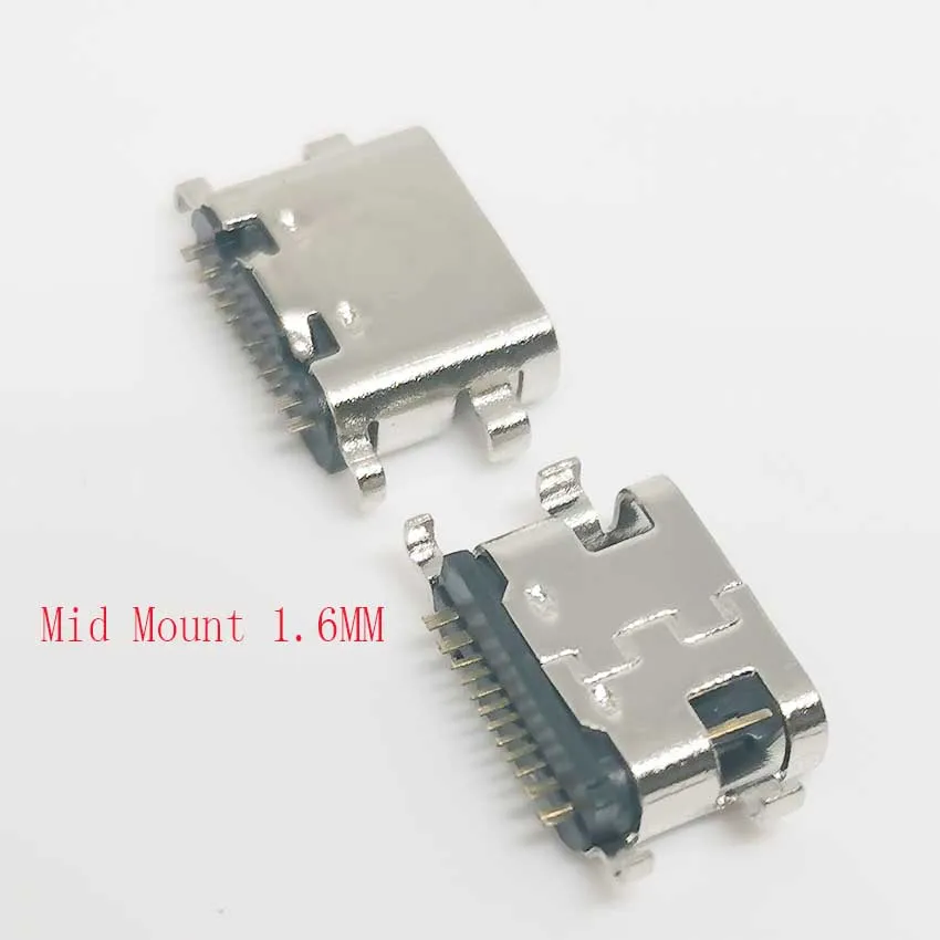 

10 шт., адаптер USB Type-C для зарядного устройства, 12P или 16P