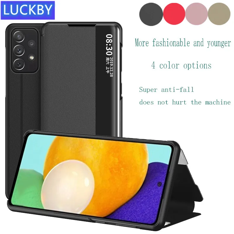 

Leather Flip Case For Samsung Galaxy A51 A52 A71 A72 Wallet Case A01 A02S A10S A11 A12 A21 A31 A40 A41 A42 A50 Phone Cover Funda