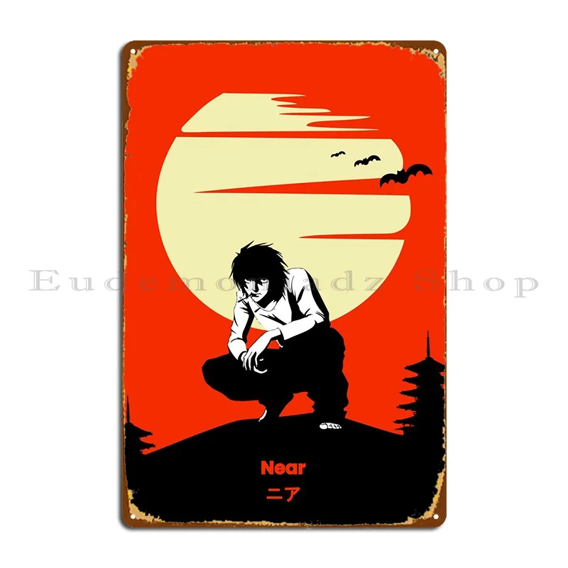 

Near Metal Plaque Poster Garage Printing Garage Club Wall Mural Tin Sign Poster