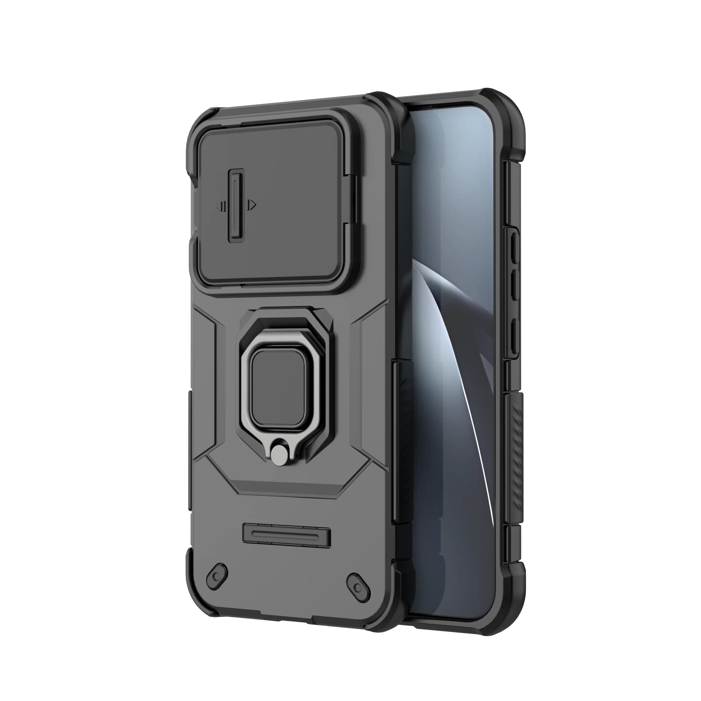 Фото Чехол-слайдер для Xiaomi 17T Pro с защитой камеры и кольцом-держателем, бампер для телефона Xiaomi 17T Pro №5